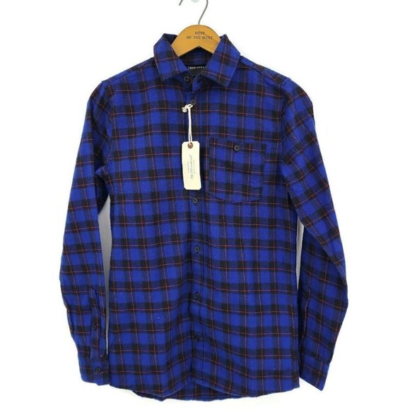 New Bon Jovi Slippery When Wet Vtg Re-Mastered Womens XXS Blue Flannel BandMerch - Picture 2 of 4